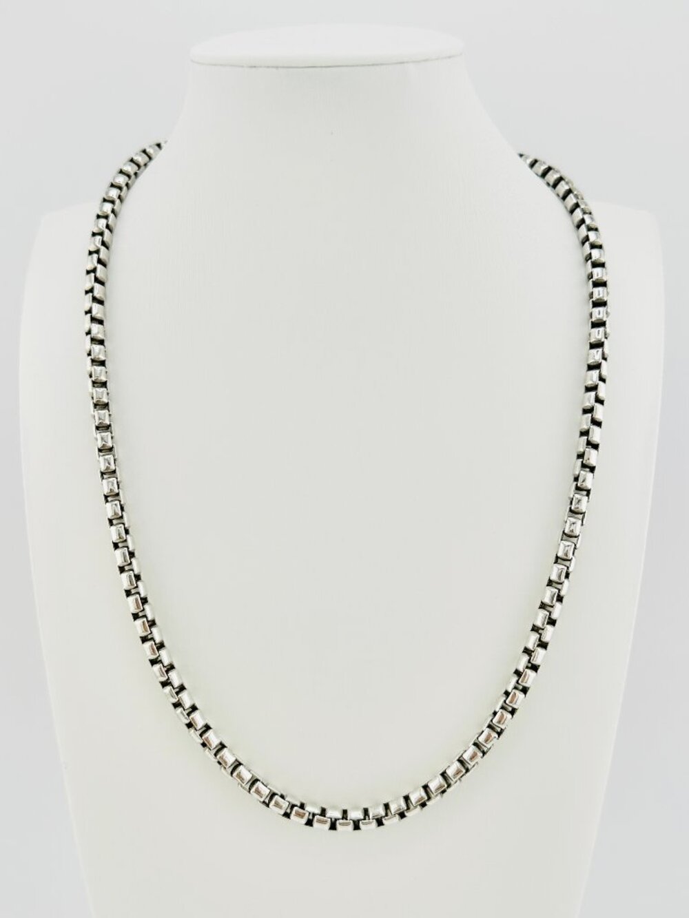 David Yurman Box Chain Necklace in Sterling Silver - 5mm - 20"